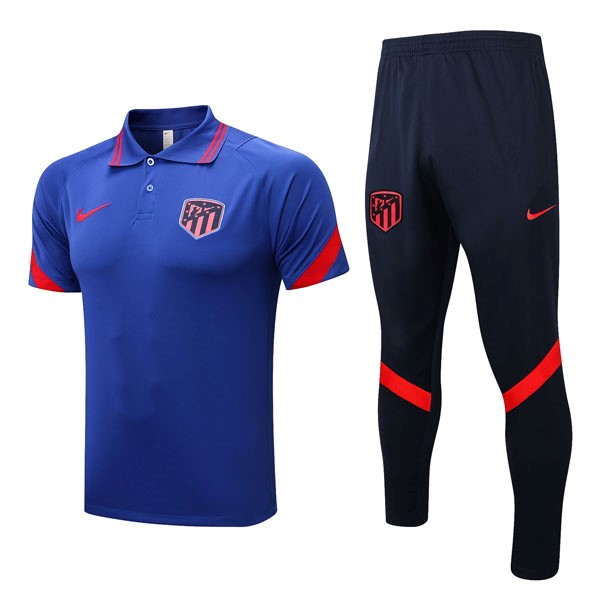 Polo Atletico Madrid Conjunto Completo 2022 2023 Azul 1